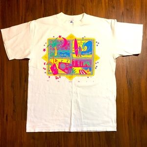 1990s HL Miller Hawaii Multicolored T Shirt Large
